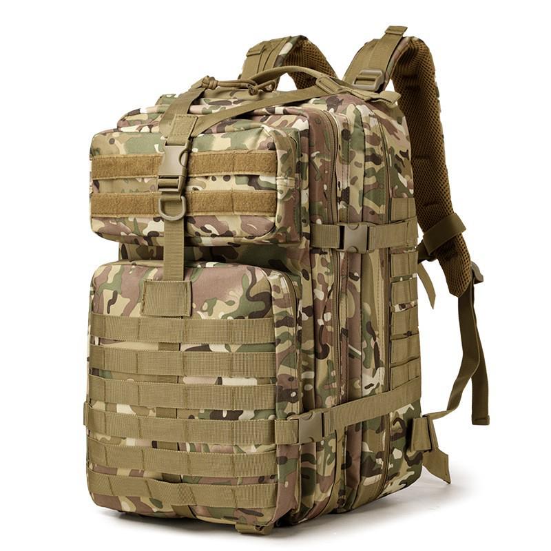 Outdoor Camouflage Waterproof Tactical Backpack for Hiking and Leisure Travel