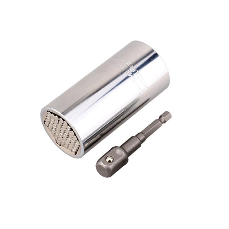 Grip Multi Hand Tools Universal Torque Wrench Head Set Socket Sleeve 7-19mm Socket Head Multifunctional Universal Sleeve