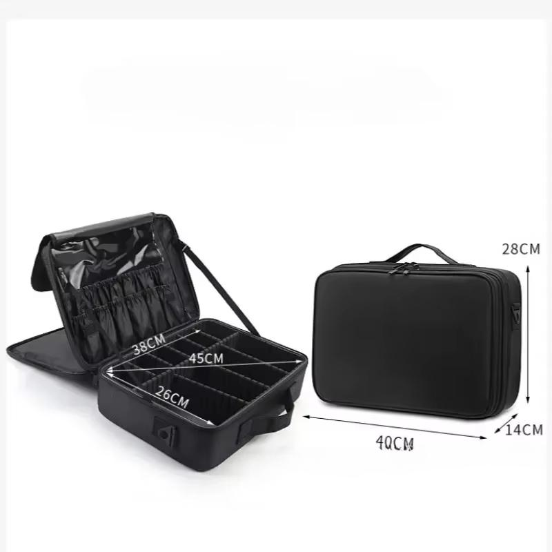 Large Capacity Makeup Kits Travel Cosmetic Bag for Women's Portable Cosmet Beauty Case Nail Tool Suitcases Lipstick Organizer
