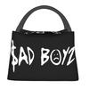 Junior H Merch Sad Boyz Insulated Lunch Bag for Women Kids Portable Food Boxes Thermal Lunch Box Tote