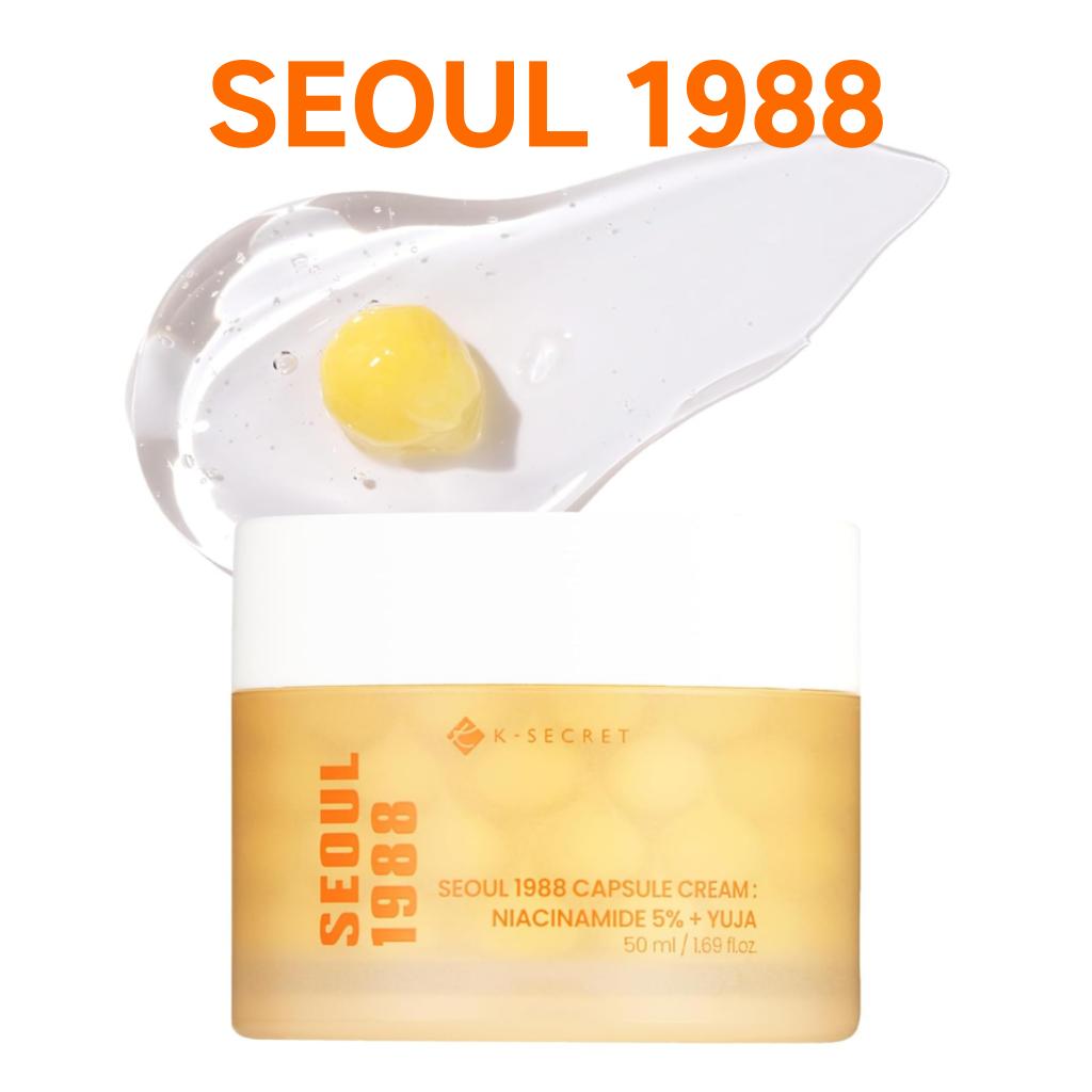 [K-SECRET] Капсульный крем Seoul 1988 : Ниацинамид 5% + Юдзу 50г