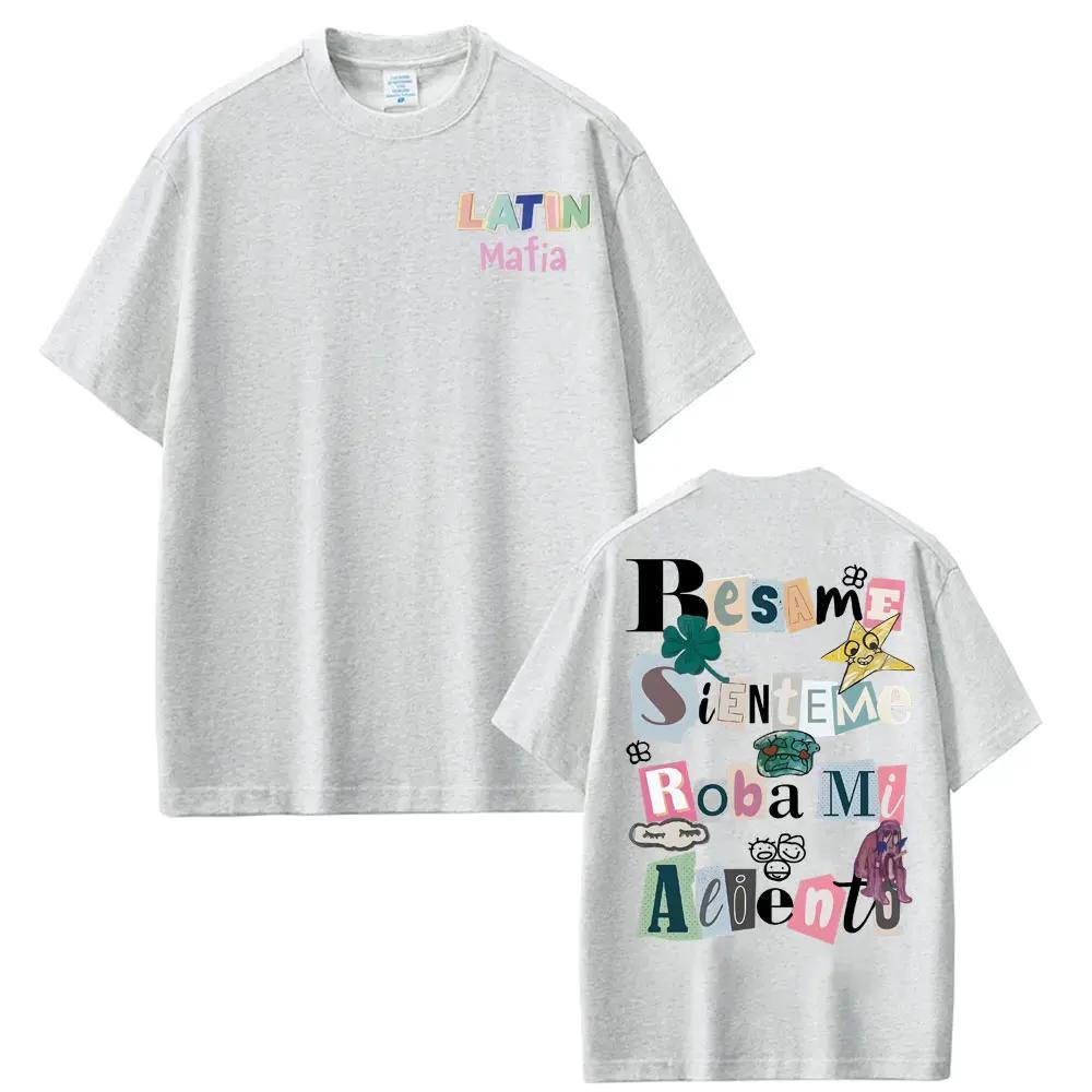 Rock Band Latin Mafia Album Printed T Shirts Men Women 100 Cotton High Quality Tshirts Fashion Punk Hip Hop Tshirt Streetwear