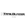 Car 3D Metal Letters Logo Decals Sticker For Chevrolet Trail Blazer Car Rear Trunk Alphabet Emblem Badge Styling Stickers Ld2