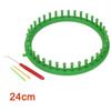 1 Set Rectangle Round DIY Knitting Loom Scarf Sweater Hat Shawl Stitching Knit Handmade Craft Weaving Braiding Tool
