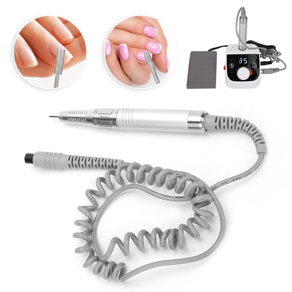 35000 RPM Electric Nail Drill Handpiece Hand Shank Nail Art Grinding ToolsGrinding Pen