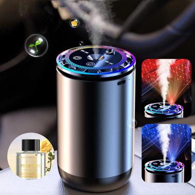 Intelligenter Auto-Lufterfrischer mit Atmosphärenlicht, wiederaufladbar, automatisches An-/Ausschalten, einfach zu installierendes intelligentes Aromagerät für den Autoinnenraum