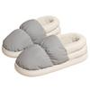 Bag heel cotton slippers winter waterproof velvet indoor household winter plush cotton shoes winter