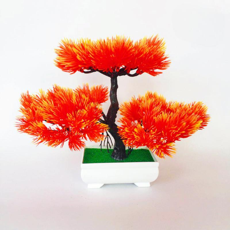 Växa krukväxter Välkommen tall små krukväxter Konstgjorda blomkrukor och konstgjorda gröna krukväxter