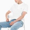 Calvin Klein Casual Letter Embroidery Breathable Short Sleeve Polo Shirt Men Polo Shirts White J320771YAF
