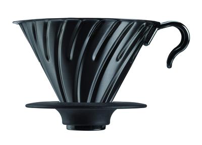 V60 Metal Coffee Dripper Coffee Drip for 1~4 Cups Matte Black VDM-02-MB