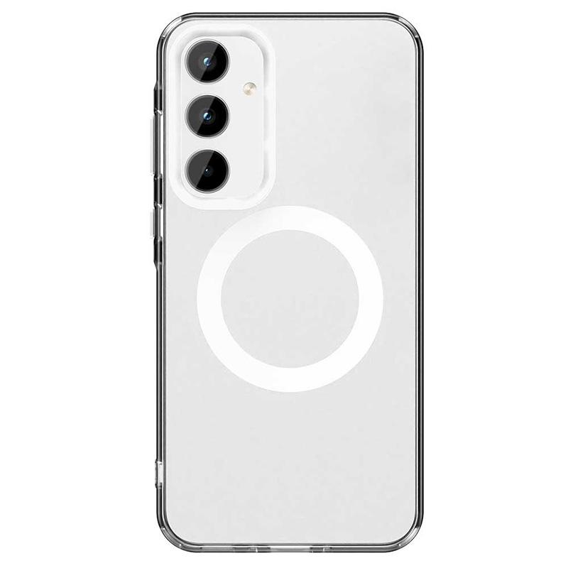 For Samsung Galaxy A55 For Magsafe Magnetic Phone Case For Samsung Galaxy A55 TPU Shockproof Candy Color Wireless Charge Cover