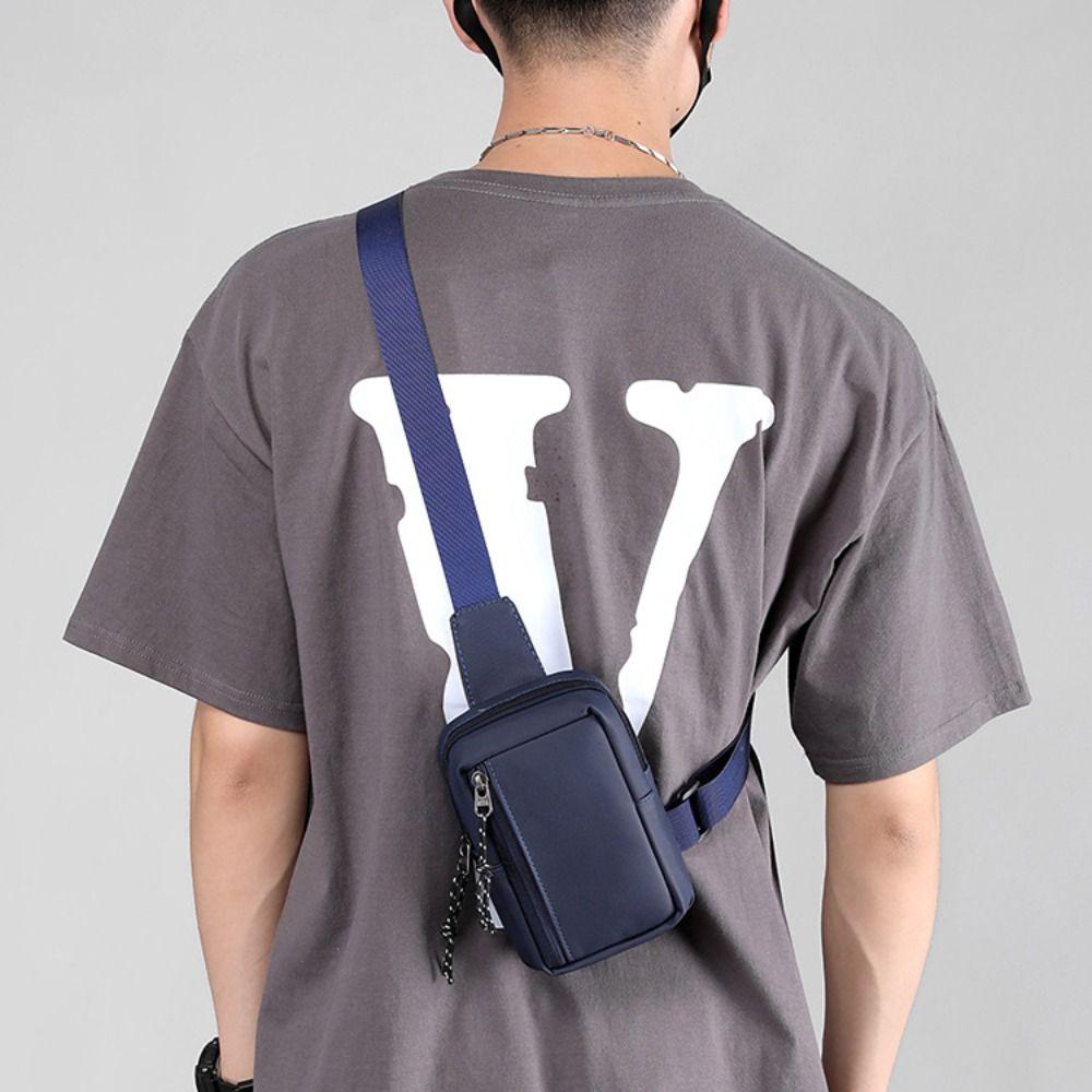 Oxford Men Chest Bag Side Sling Man Phone Bag Casual Male Shoulder Bag  Sport