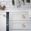 French Style Petal Cabinet Handles Zinc Alloy Single Hole Pulls for Wardrobe Drawer Kitchen Cabinet Decor 1pcs