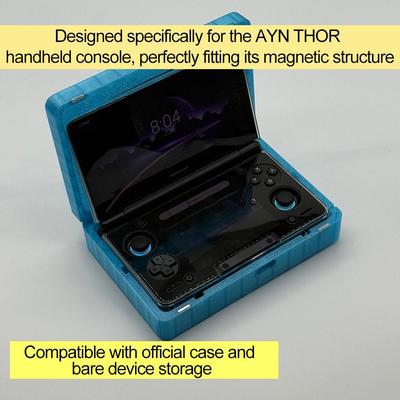 For AYN THOR Handheld Console Magnetic Storage Case Accessories For AntiFall Travel Flip Protetive Cover Storage Box