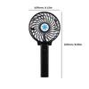 Portable Mini Desktop Air Cooler Folding Fan Handheld USB Rechargeable Fan Outdoor Travel Sports Fan Three-Speed Adjustable