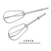 Set of 2 Electric Food Mixer Heads Handheld Egg Beater Heads Stainless Steel Egg Mixer Accessories Egg Beater Part