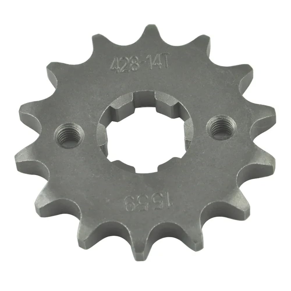 

428 14T Motorcycle Front Sprocket Pinion Compatible with TW125 YS125 One size