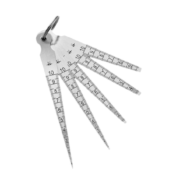 6pcs High Accuracy Steel Gaps Gauges Lab Grade Gaps Measurement Tool for Machinery Maintenance & Technical Inspections