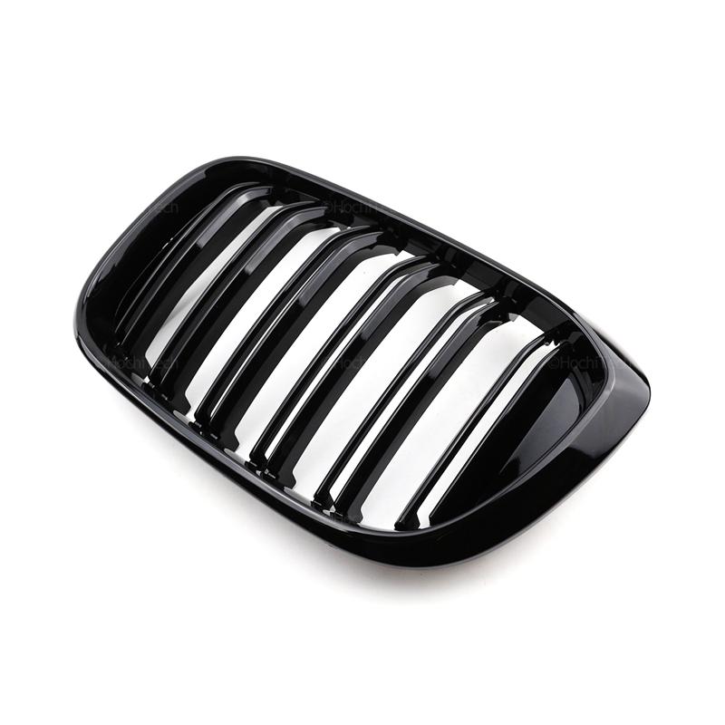 Car Front Bumper Grilles Kidney Racing Grill For BMW G01 X3 G02 X4 2018-21 Double Slat Replacement Grille Accessories