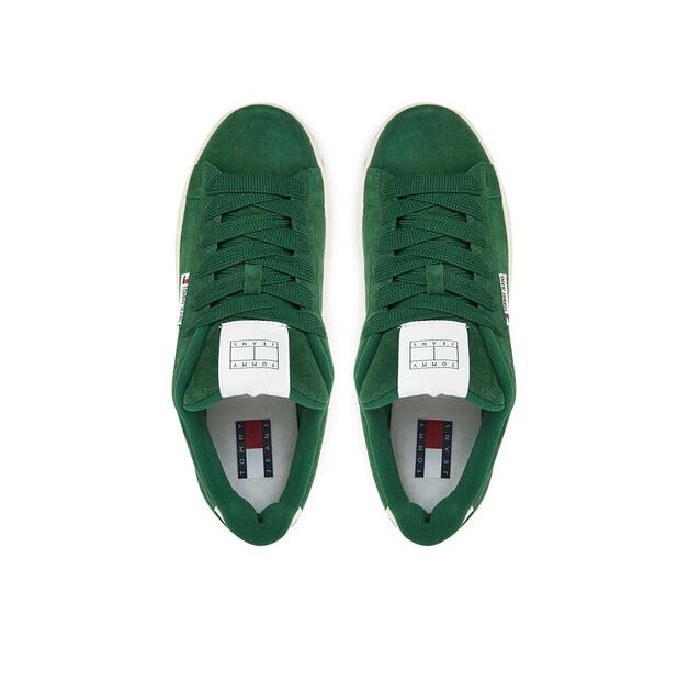 Мужские кроссовки Tommy Jeans Tjm skater sneaker em0em01607 зелёные