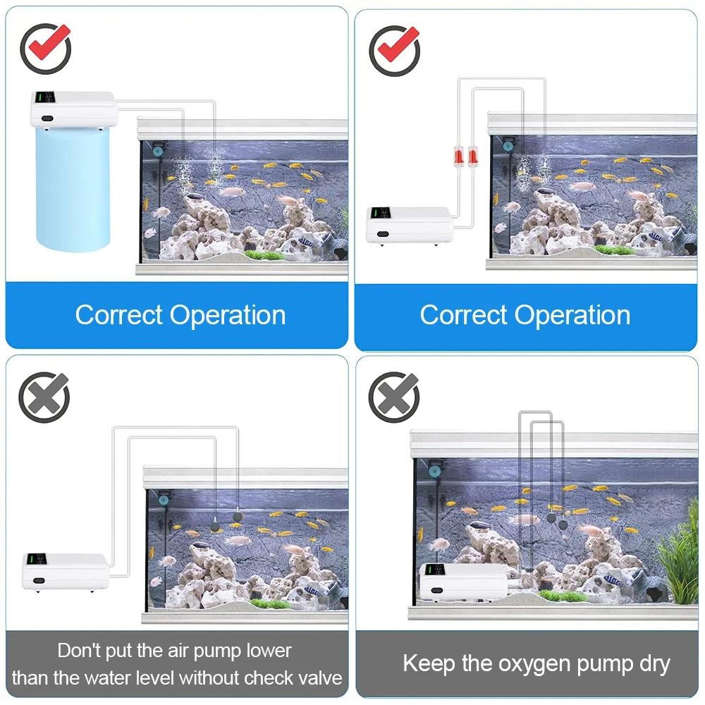 Fish Tank Oxygen Air Pump USB Charging Rechargeable Battery Household Portable Silent Fishing Tool