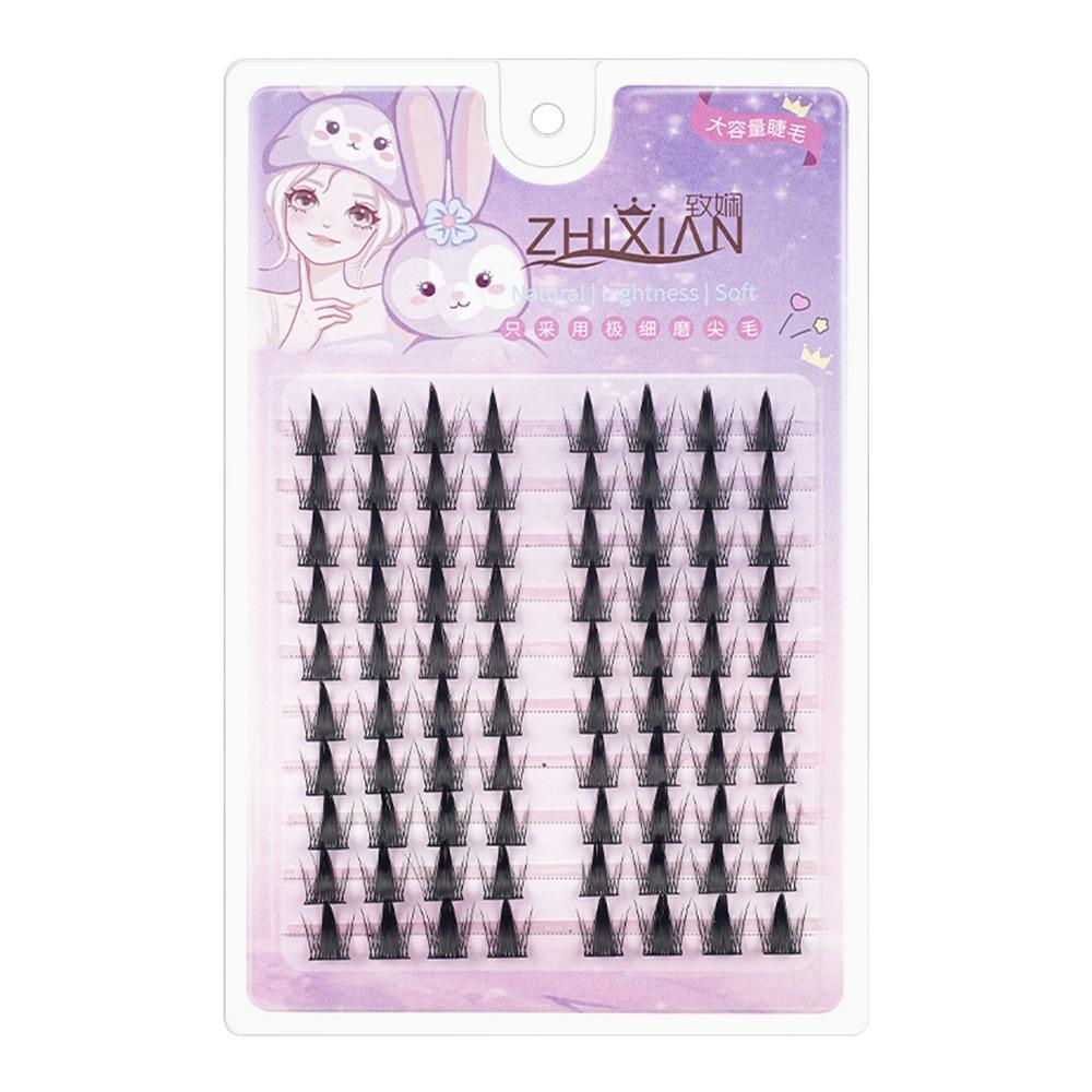 Glue Free Sunflower False Eyelashes Eyelashes Extension 3D False Eyelashes Cat Elf Eyelashes  Men