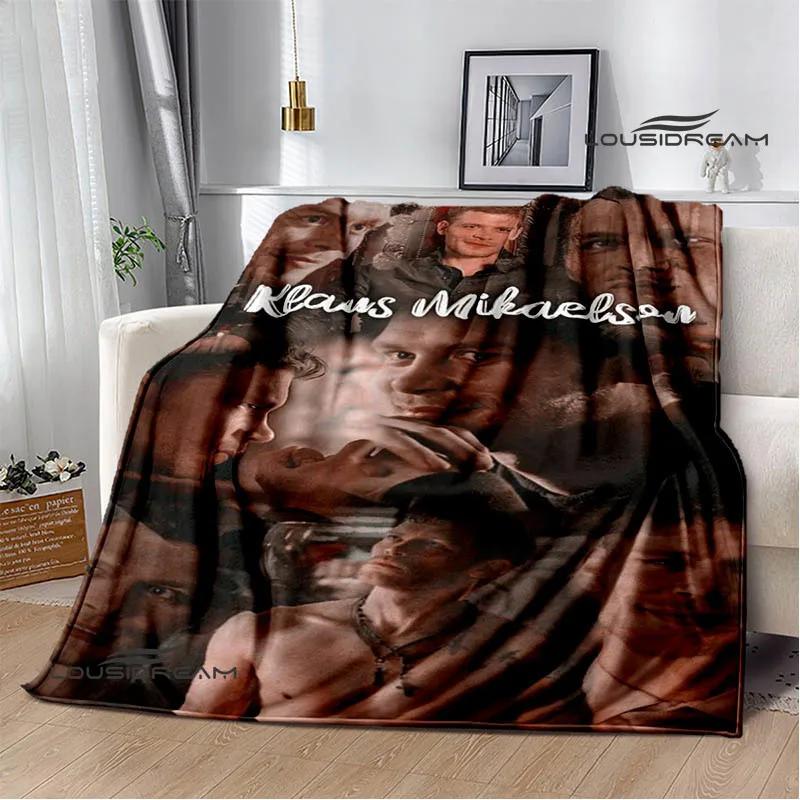 Die Originale Klaus Mikaelson bedruckte Decken Warme Flanelldecken Weiche und bequeme Bettwäsche Geburtstagsgeschenk