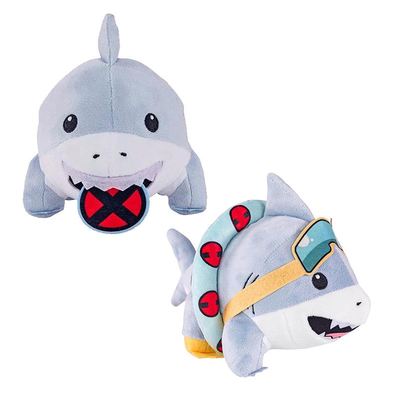 Jeff The Land Shark Plush 9.8" Cute Shark Plushies Toy Soft Stuffed Animal Pillow Doll Gifts For All Ages