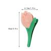 Fashionable Niche Tulip Hair Clip Women Gentle High-end Small Fresh Hairs Accessories Girls Exquisite Elegant Metal Clips Gifts LS
