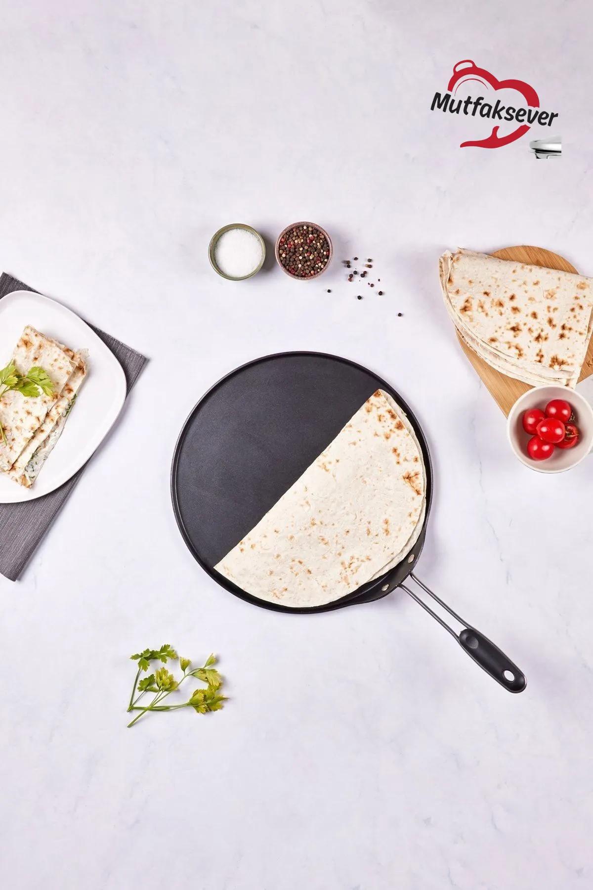 

Karaca Mutfaksever Biogranit Форма для блинов и лаваша 34 см, черная