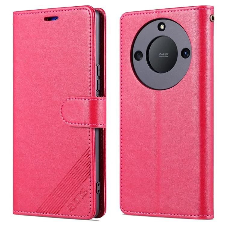 PU Leather Wallet Phone Case for Honor X50 Shockproof Stand Phone Protective Cover