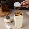 304 Stainless Steel Coffee Cup Business Office Insulated Cup with Portable Rope Portable Tea Cup Insulation Cold Hot Travel Mug