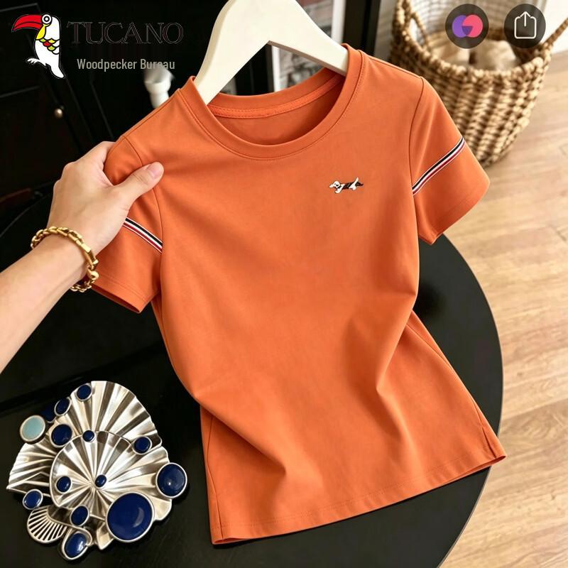 Women's Woodpecker Regular Shoulder Short Sleeve T-shirt