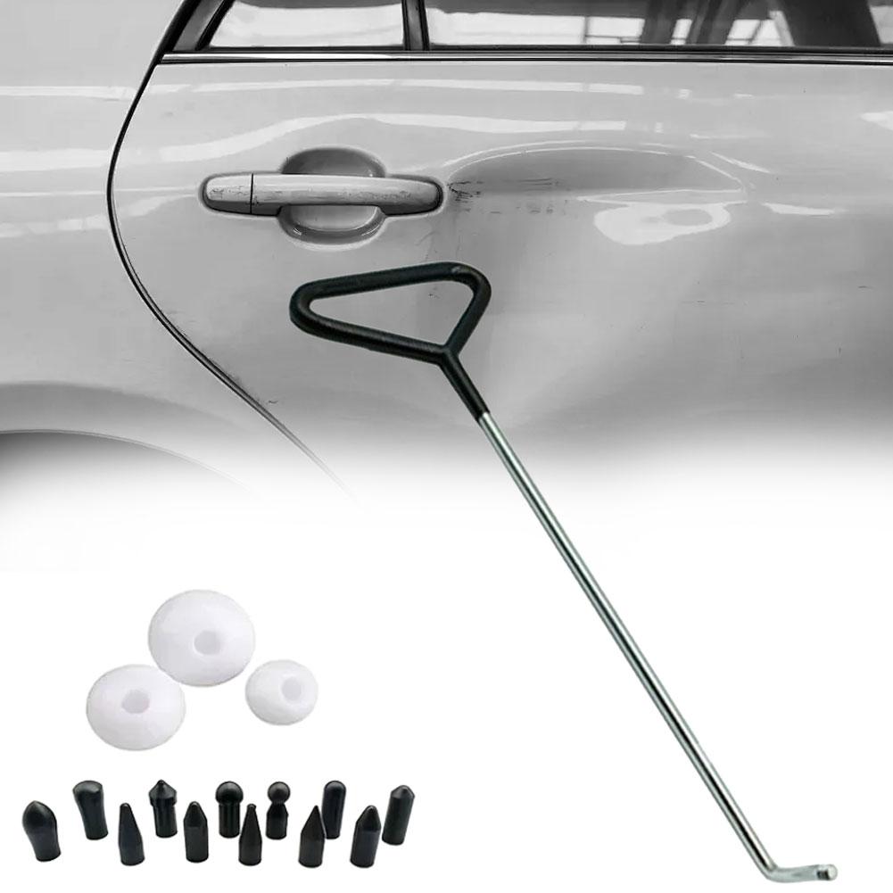 NEW Dent Removal Rods Newly Design Hook Tools Push Rod Black Car Crowbar Paintless Dent Repair Tools Kits Ding Hail Puller Set