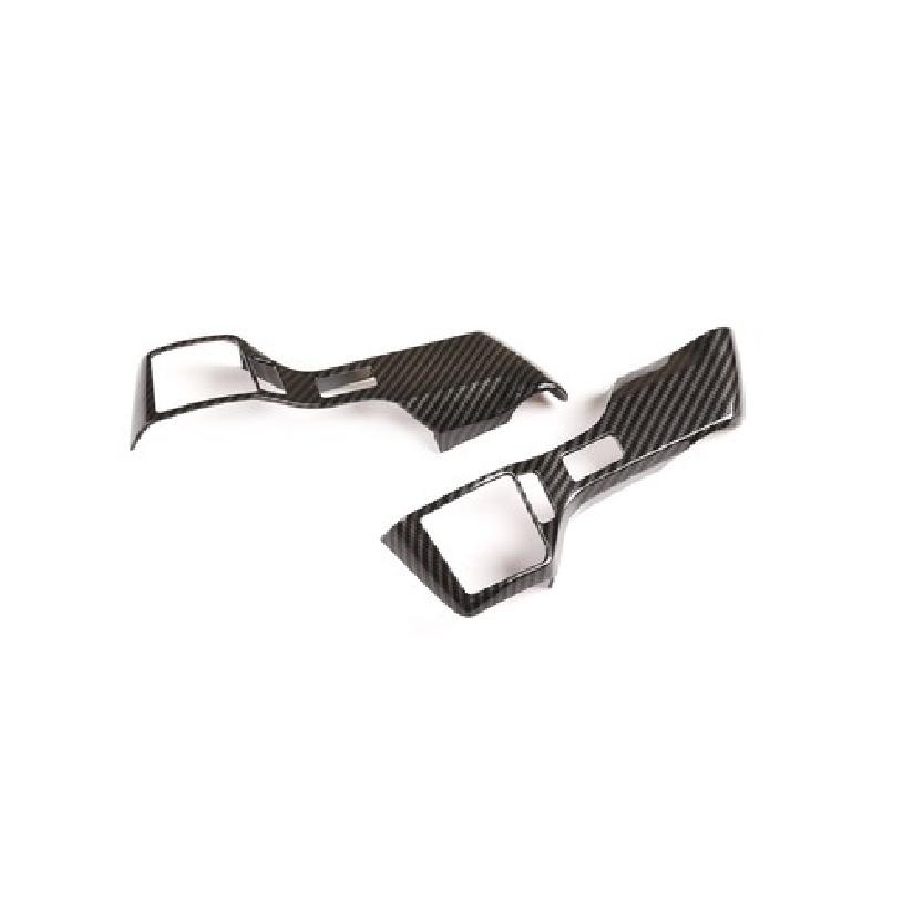 ABS Carbon Fiber Steering Wheel Button Cover Trim for Toyota Tacoma 2016-