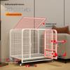 Small Dog Cage with Toilet for Corgi, Shiba Inu, Bichon Frise, French Bulldog, Teddy