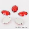 Round Multi-Faceted Acrylic Rhinestones with Double-Hole Flat-Back for Jewelry Accessories