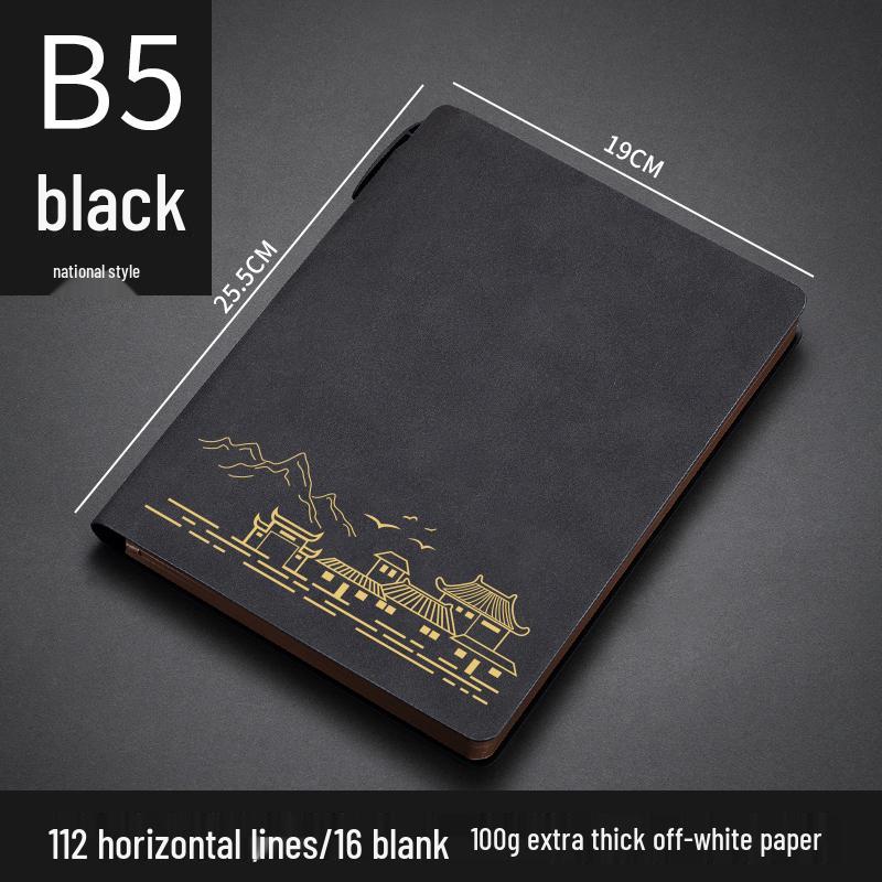 Customizable Sheepskin Notebook with Pen & Free Engraving - Company Logo 2025 Diary, A6/A5/B