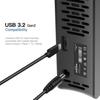 UnionSine External Hard Drive 3.5'' USB3.2 Gen2 Type-C 16TB Black - Compatible PC Mac PS4 Xbox TV