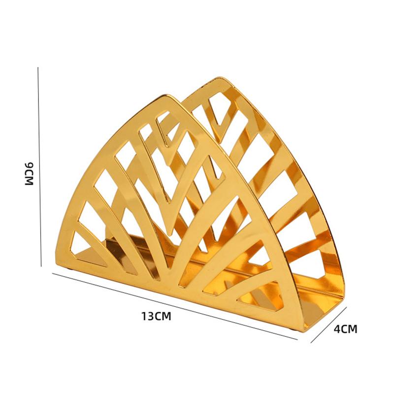 Nordic Napkin Holder Tissue Holder Paper Towel Dispenser Cafe Freestanding Dining Table Gold Wrought Iron Paper Towel Clip