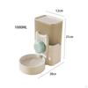 Automatic Hanging Water Dispenser Dog Drinking 1000ml Dripless Bottle for ,