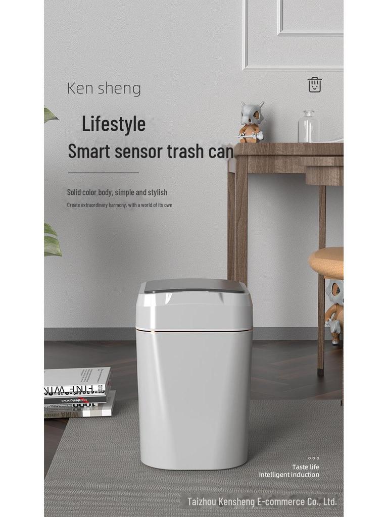 12litrový chytrý senzorový odpadkový koš: Automatické a manuální, Voděodolné, Deodorační, Sterilizace do kuchyně a toalety