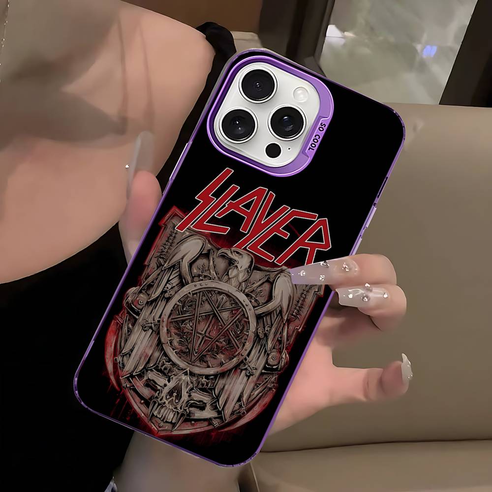 S-Slayers Band Phone Case For IPhone 17 16 15 14 13 Pro Max Plus Matte Color Back Cover