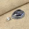 Amethyst Gemstone Pendant 925 Sterling Silver Handmade Purple Stone Jewelry For Gifts