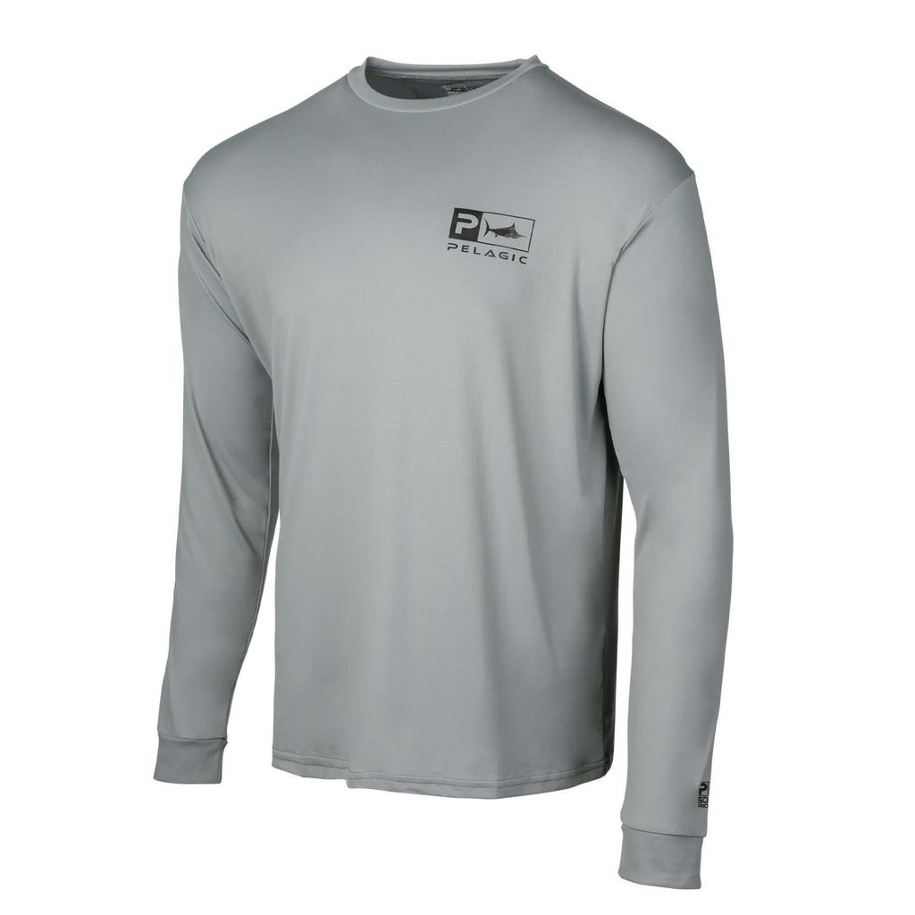 PELAGIC Long Sleeve Crew Neck Fishing Suit Sunscreen Ice Silk Feeling Luya Fishing Breathable Leisure Sports Fishing Suit