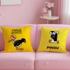 classic cartoon Pingu Cushion Cover Soft & Easy-Wash Pillow Case – Versatile for Couch, Bed, Travel and Office