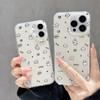 Painted Phone Case for iPhone 12 13 15 16 iPhone 16 12 13 14 15 Pro  14 15 16 Pro Max Coverage Shockproof Anti-Fingerprint Fresh Style Protective Case