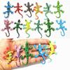 Toys 12PCS Plastic Mini Lizard Realistic Reptile Animals Figures Halloween Party Favors Stocking Stuffers Gifts For Teens Kids