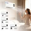 Riscaldatore Elettrico da Parete 110V 220V con Telecomando Adatto per Casa Cucina Camera da Letto e Uso in Auto Materiale Plastico Unità Riscaldante e Raffreddante