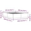 VidaXL Bed Frames, Double Bed with Slat Base, Adult Bed, Bedroom Furniture, Modern, White 140x200 Cm 3209702